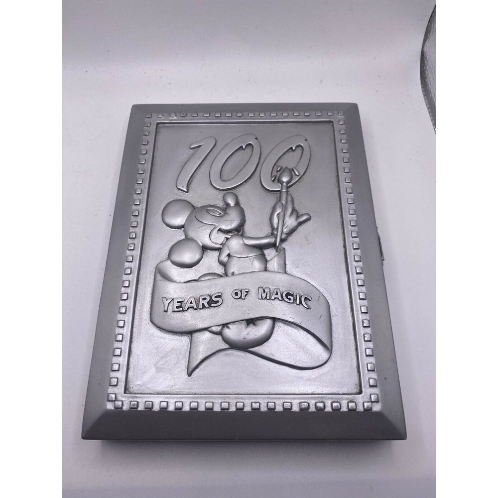Walt Disney World 100 Years of‎ Magic Pewter Folding Picture Frame with Pin